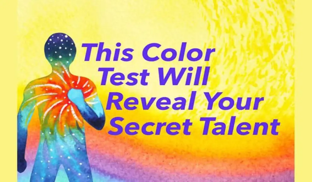 This Color Test Will Reveal Your Secret Talent