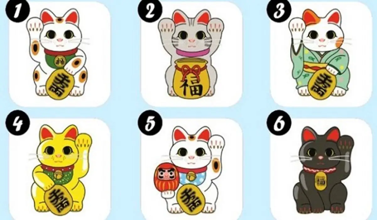 The Fortune Cat You Choose Will Tell You What Kind of Message of Luck
