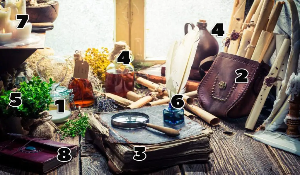 Choose an Object on the Table and Find Out What Kind of Witch You Are