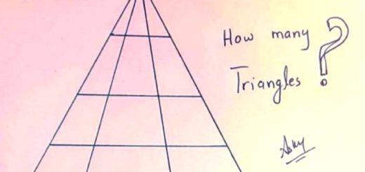 How Many Triangles Do you See in This Picture The Answer Is Not That Easy ...