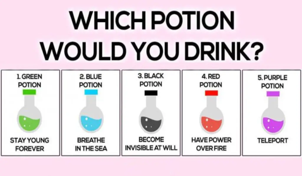 Which Potion Would You Drink? Discover What Your Soul Craves