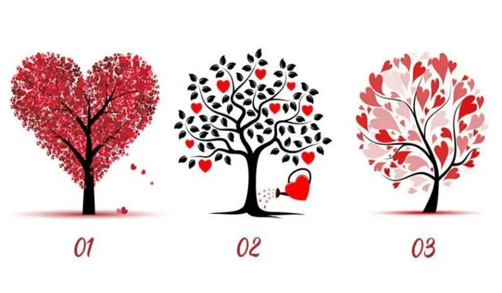 Find Out What Kind of Man Suits You by Choosing a Love Tree
