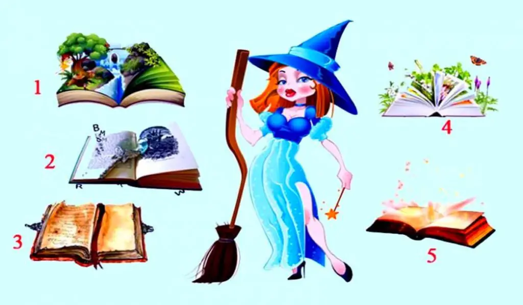 Choose a Magic Book and Read the Advice the Sorceress Has for you