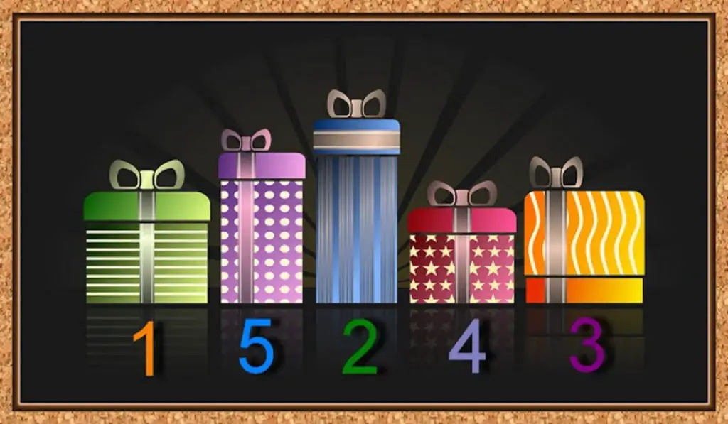 Choose a Gift and Read a Short Forecast For Tomorrow