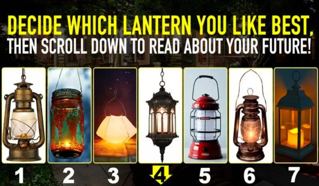 Just by Choosing the Lantern You are Drawn to, You Will Light up the Path Ahead of You