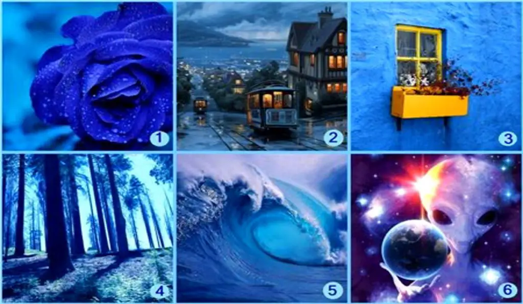 Blue Test Choose an Image and Find Out What Kind Of Interlocutor You Are
