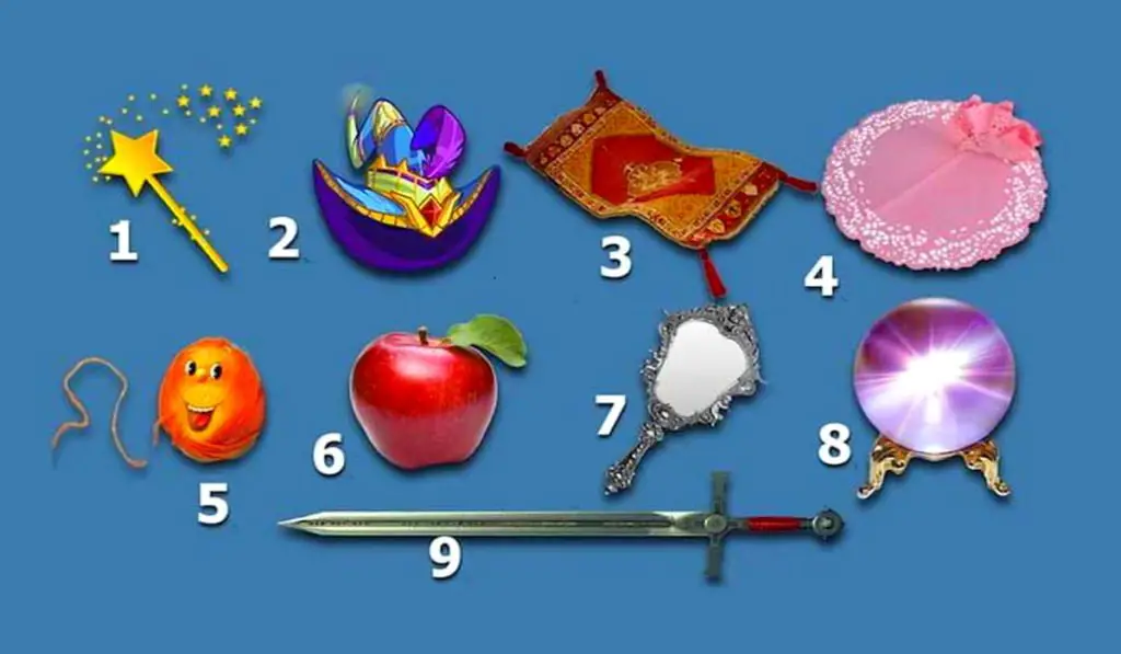 Choose Two Magic Items And Learn Something Special About Yourself