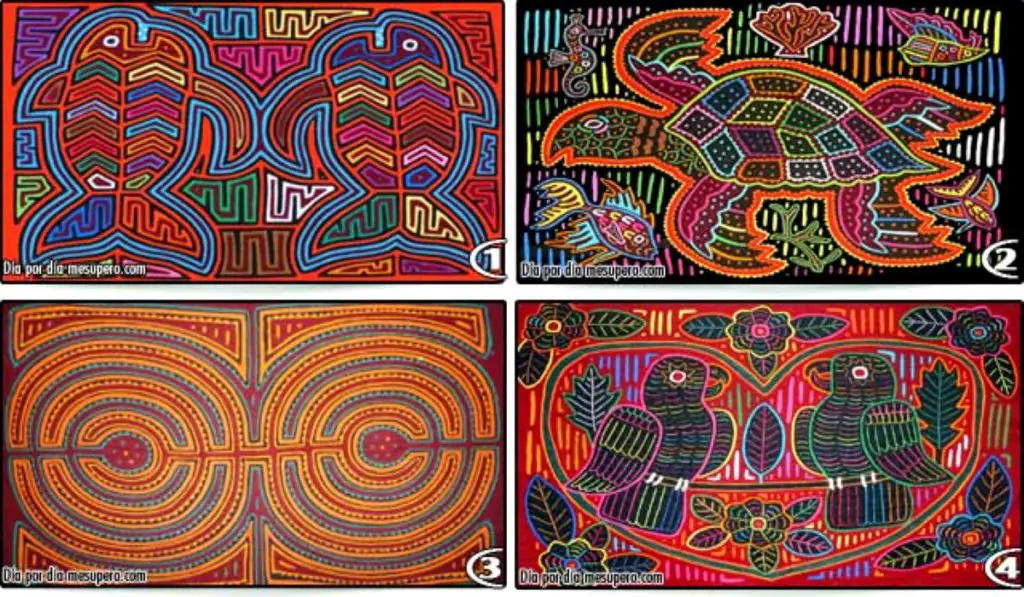 Choose One of Molas Painting and Receive a Positive Message