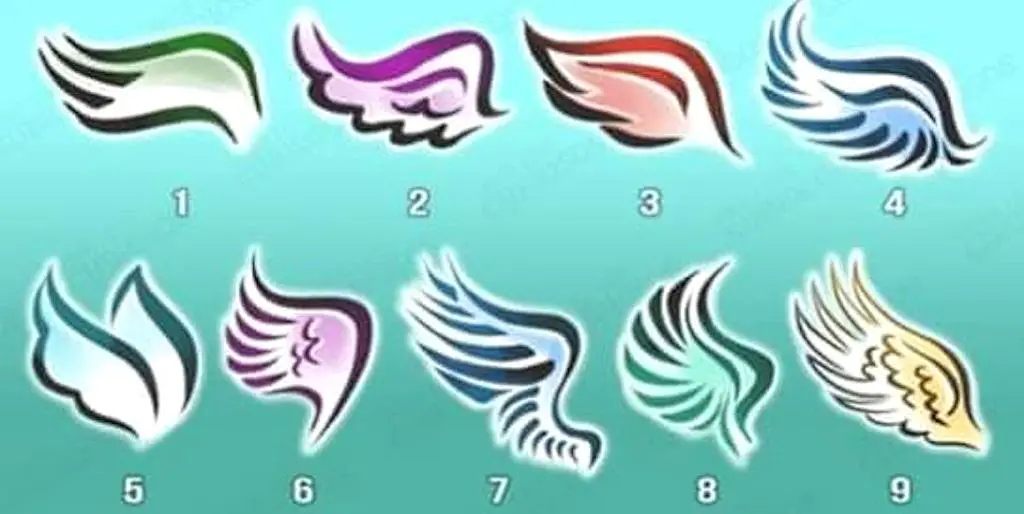 Choose One of the Angel Wings and Find Out What Kind of Person You Are